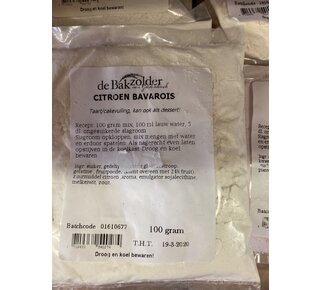 Bakzolder Citroen bavarois ( de Bakzolder )