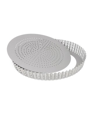 Patisse Patisse Silver-Top Quichevorm Geperforeerd Losse bodem 24cm
