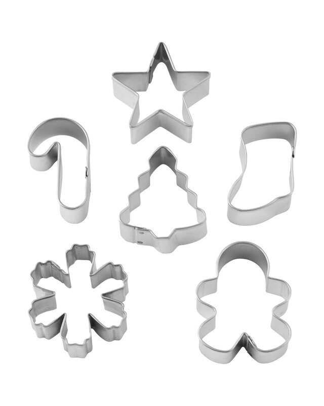 wilton Wilton Mini Cookie Cutter Set kerst Mini Set/6