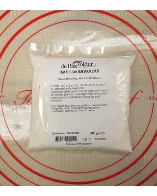 Bakzolder Bakzolder banaan bavarois 100 gram