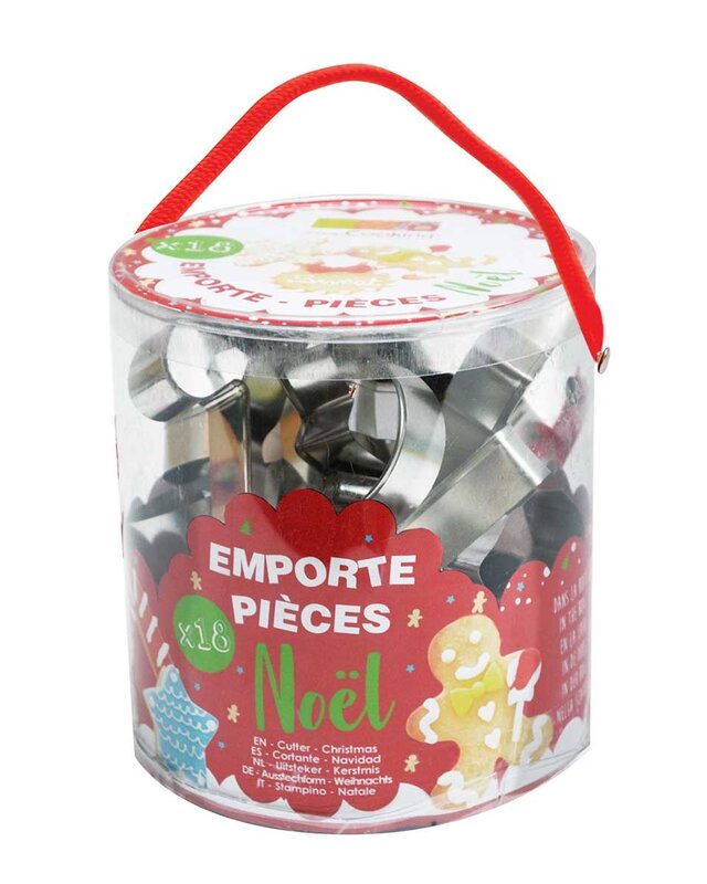 scrapcooking Emmer kerst koekjesvormen 18st
