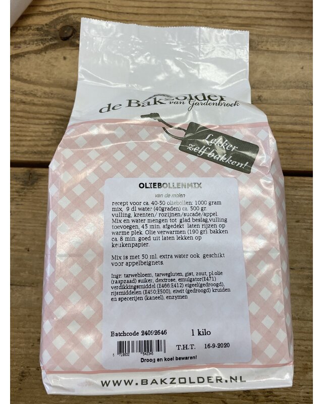 Bakzolder Bakzolder oliebollenmix 1000 gram
