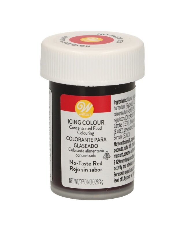 wilton Wilton Eetbare Kleurstof Rood zonder smaak - Icing Color 28g