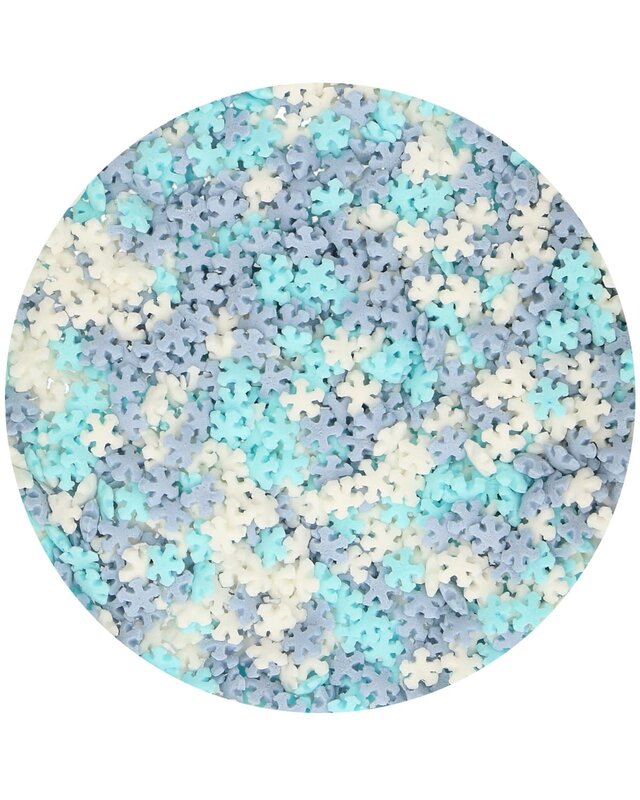 Funcakes Mini Sneeuwvlokken Mix -50g-