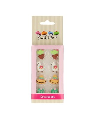 Funcakes FunCakes Suikerdecoratie Alpaca Set/8
