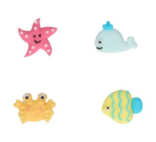Funcakes FunCakes Suikerdecoratie zeeleven Set/8