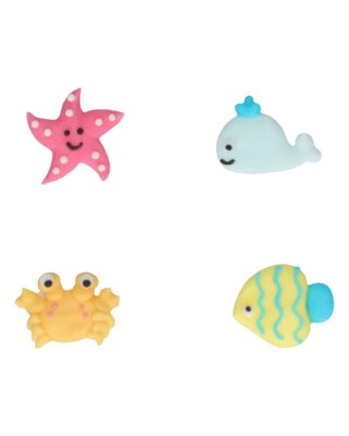 Funcakes FunCakes Suikerdecoratie zeeleven Set/8