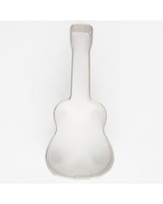 Koekjesvorm gitaar glad RVS