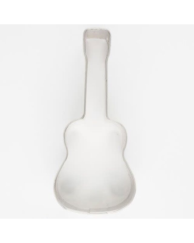 Koekjesvorm gitaar glad RVS