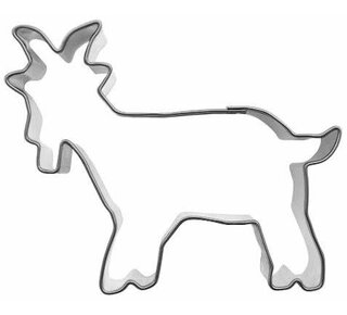 Cookie Cutters Koekjesvorm geit RVS