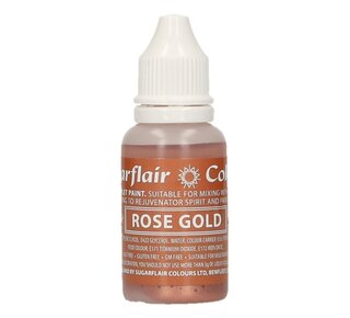 sugar flair Sugarflair Eetbare Druppel Kleurstof Rosé Goud 14ml