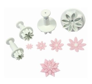 PME PME daisy Madelief / Margriet Plunger Uitsteker Set/4
