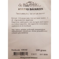 Ananas bavarois, de Bakzolder