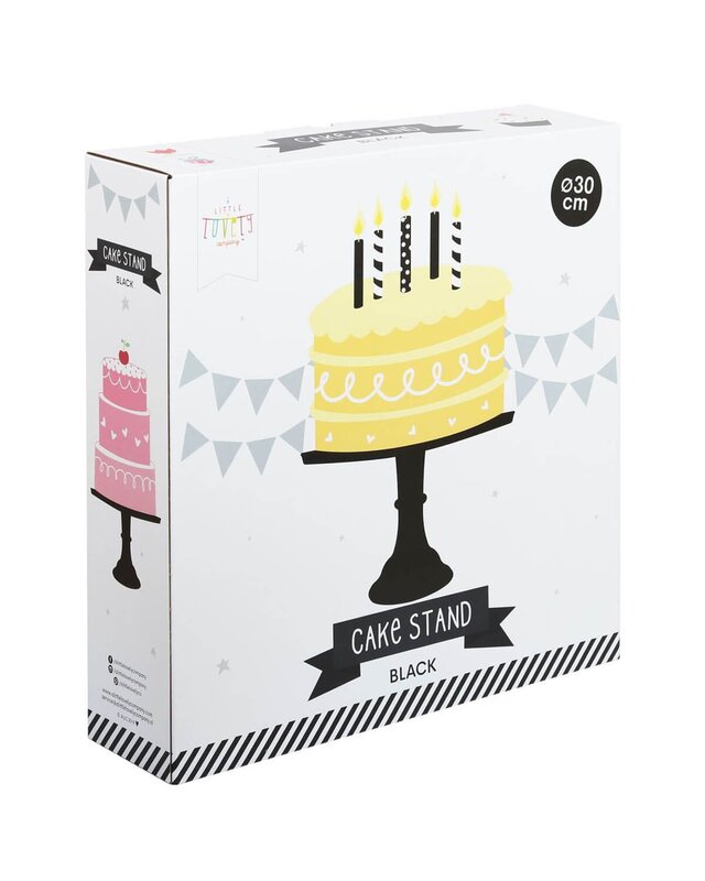 A Little Lovely Company Taart Standaard Large Zwart