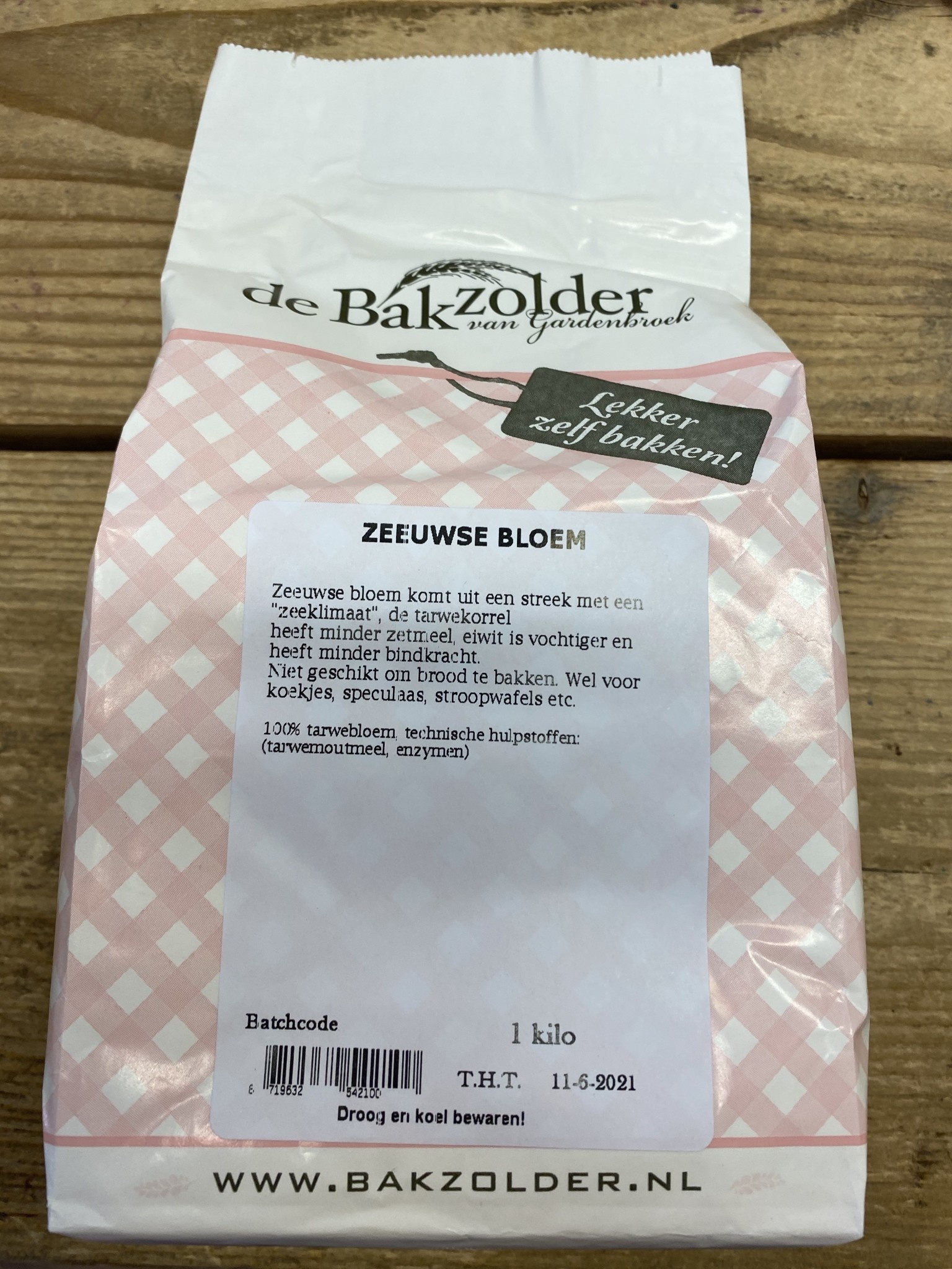 Bakzolder Zeeuwse bloem 1kg ( de Bakzolder )