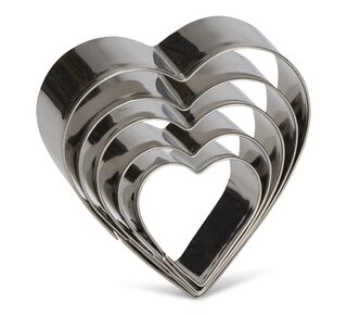 Patisse Patisse Koekjes Uitsteker Hart Set/5