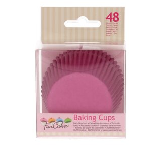 Funcakes Cupcakevormpjes roze pk/48