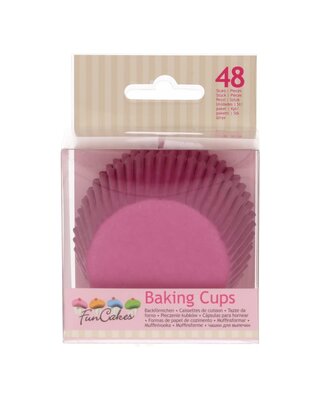 Funcakes Cupcakevormpjes roze pk/48
