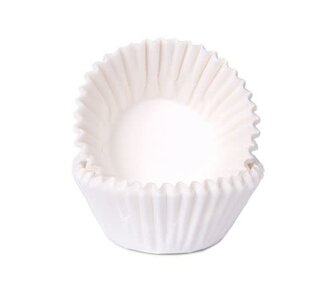 House of Marie House of Marie Chocolade Baking Cups wit 100st