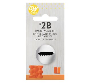 wilton Wilton Decorating Tip #2B Basketweave Carded