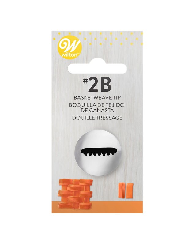 wilton Wilton Decorating Tip #2B Basketweave Carded