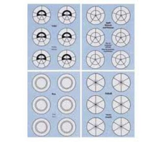 wilton Flower Nail Templates door Wilton