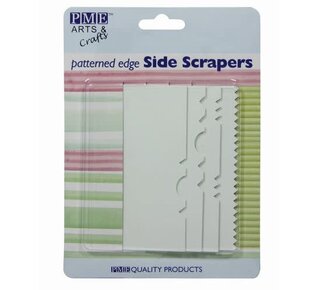 PME Side Scraper met Patroon Set/4 door PME