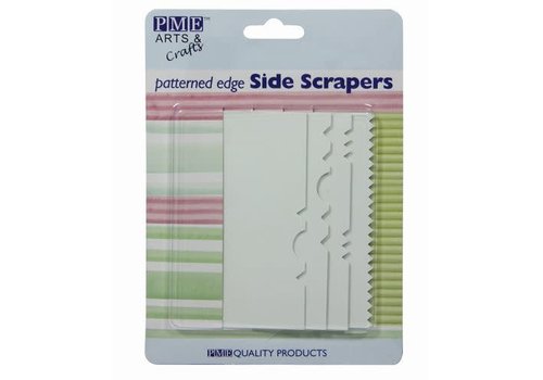 Side Scraper met Patroon Set/4 door PME 