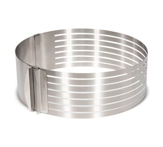 Patisse Patisse Ring Verstelbare Taartsnijder RVS Ø24-30cm