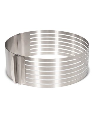 Patisse Patisse Ring Verstelbare Taartsnijder RVS Ø24-30cm