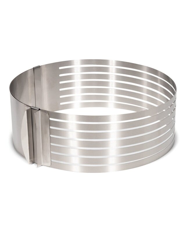 Patisse Patisse Ring Verstelbare Taartsnijder RVS Ø24-30cm