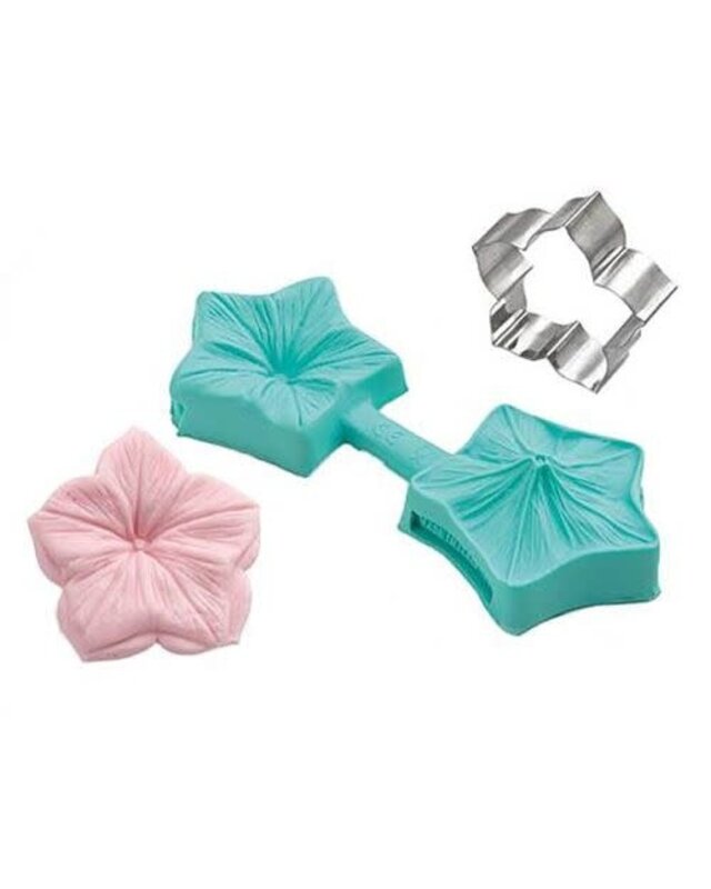 silikomart Sugarflex Veiner Mini Bloemen door Silicomart