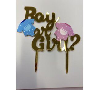 Topper boy or girl acryl