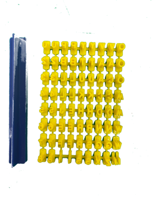 Letter stempels