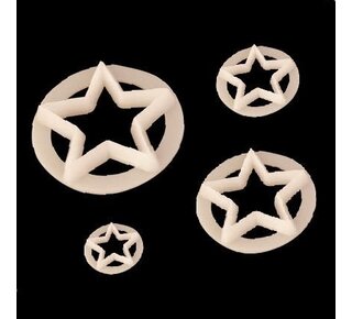 FMM FMM Sterren Uitsteker Set/4