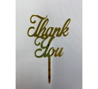 Thank you acryl goud