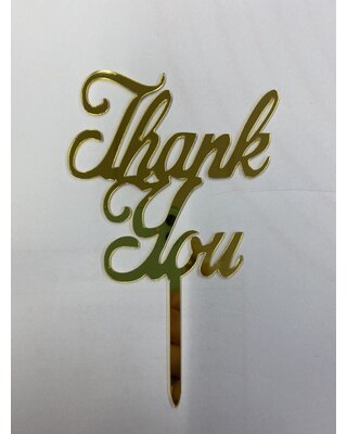 Thank you acryl goud