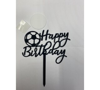 Happy birthday topper voetbal