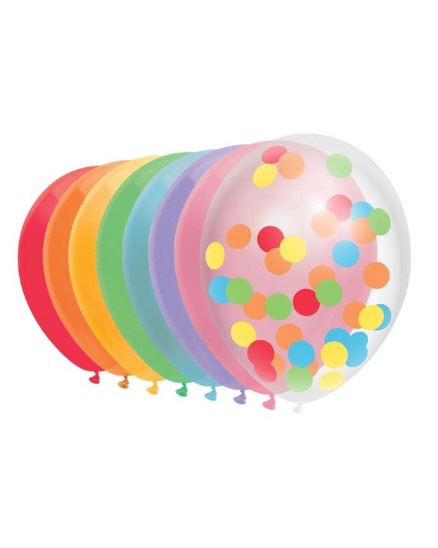 Ballonnen mix Over the rainbow 10 stuks