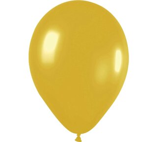 Ballonnen Metallic Goud 30cm 10st