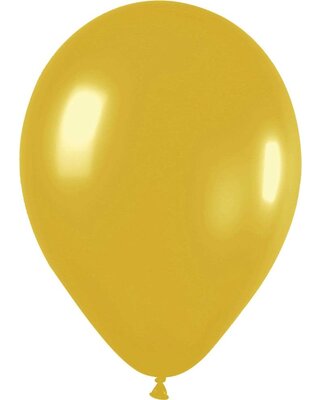Ballonnen Metallic Goud 30cm 10st