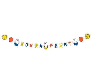 Letterslinger Nijntje "Hoera Feest"