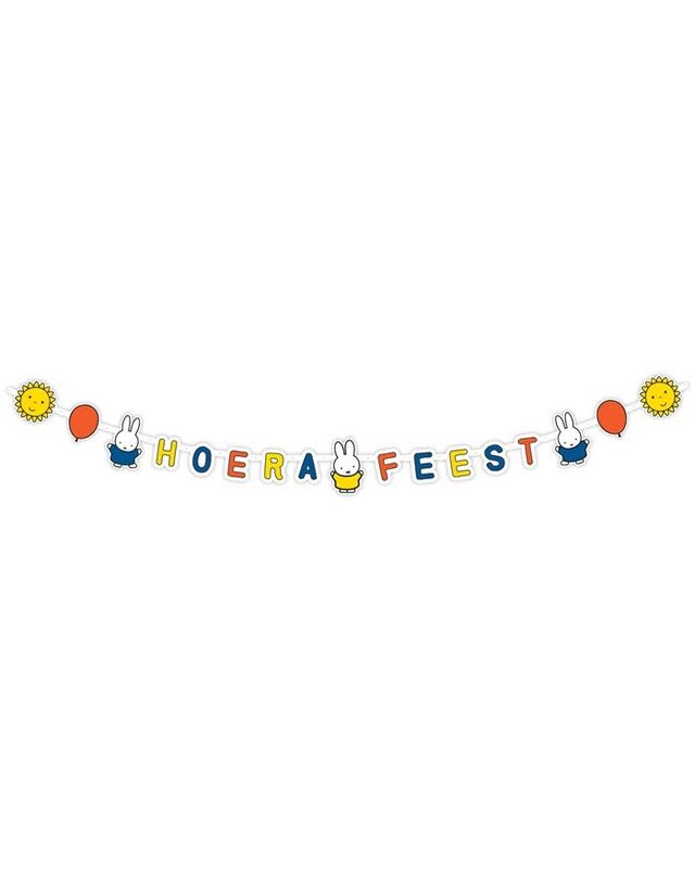 Letterslinger Nijntje "Hoera Feest"