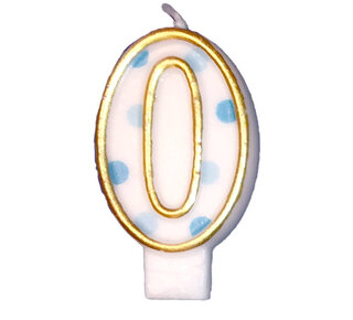 Cijferkaars Blauw "0"