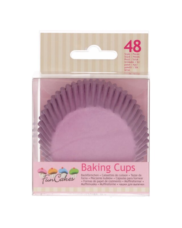 Funcakes FunCakes Cupcakevormpjes Lila pk/48