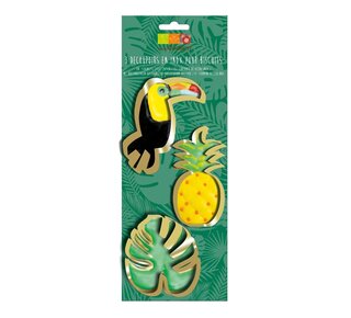 scrapcooking Scrapcooking Koekjesuitsteker Tropical Set/3