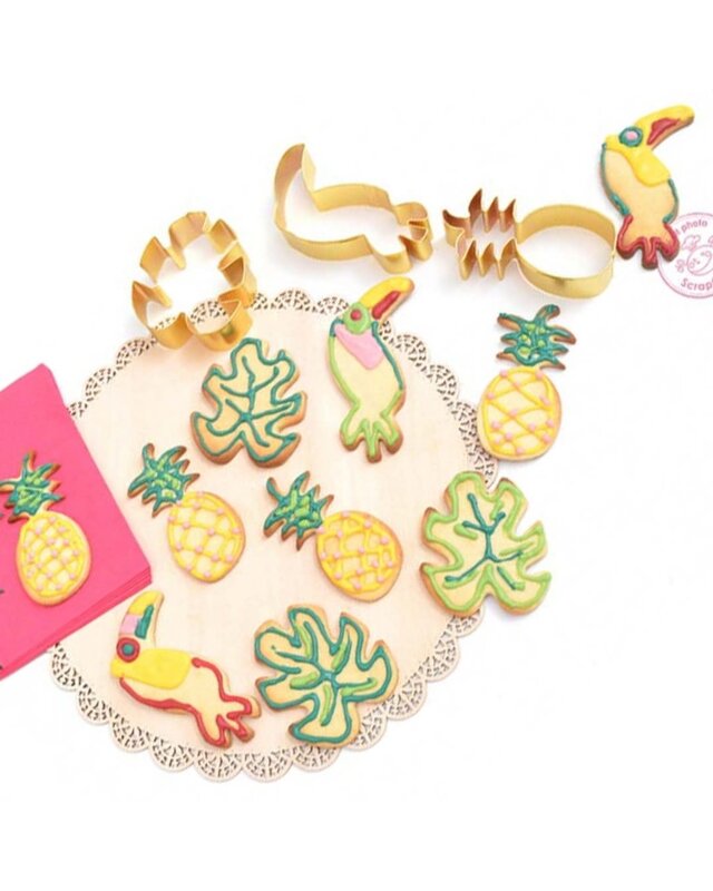 scrapcooking Scrapcooking Koekjesuitsteker Tropical Set/3