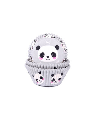 House of Marie House of Marie Baking Cups panda pk/50