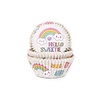 House of Marie Baking Cups regenboog  pk/50