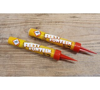 Feest fontein zilver met voet 2 stuks